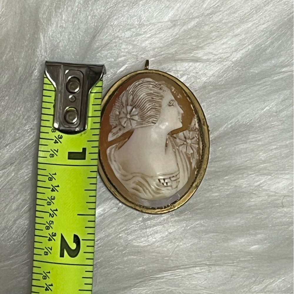 Old Cameo Brooch - Picture 8 of 11